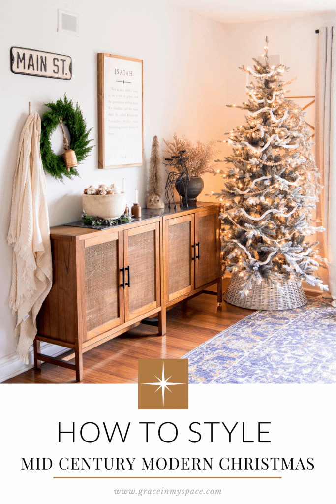 Mid Century Modern Christmas Styling