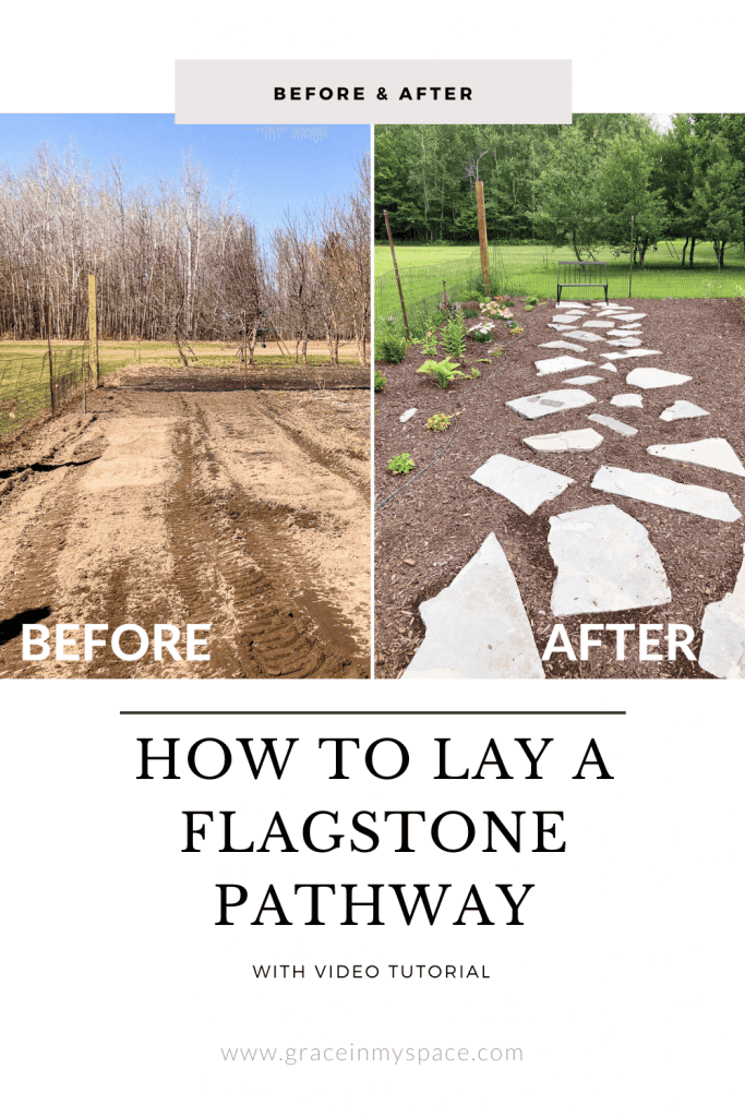 How to lay a flagstone pathway.