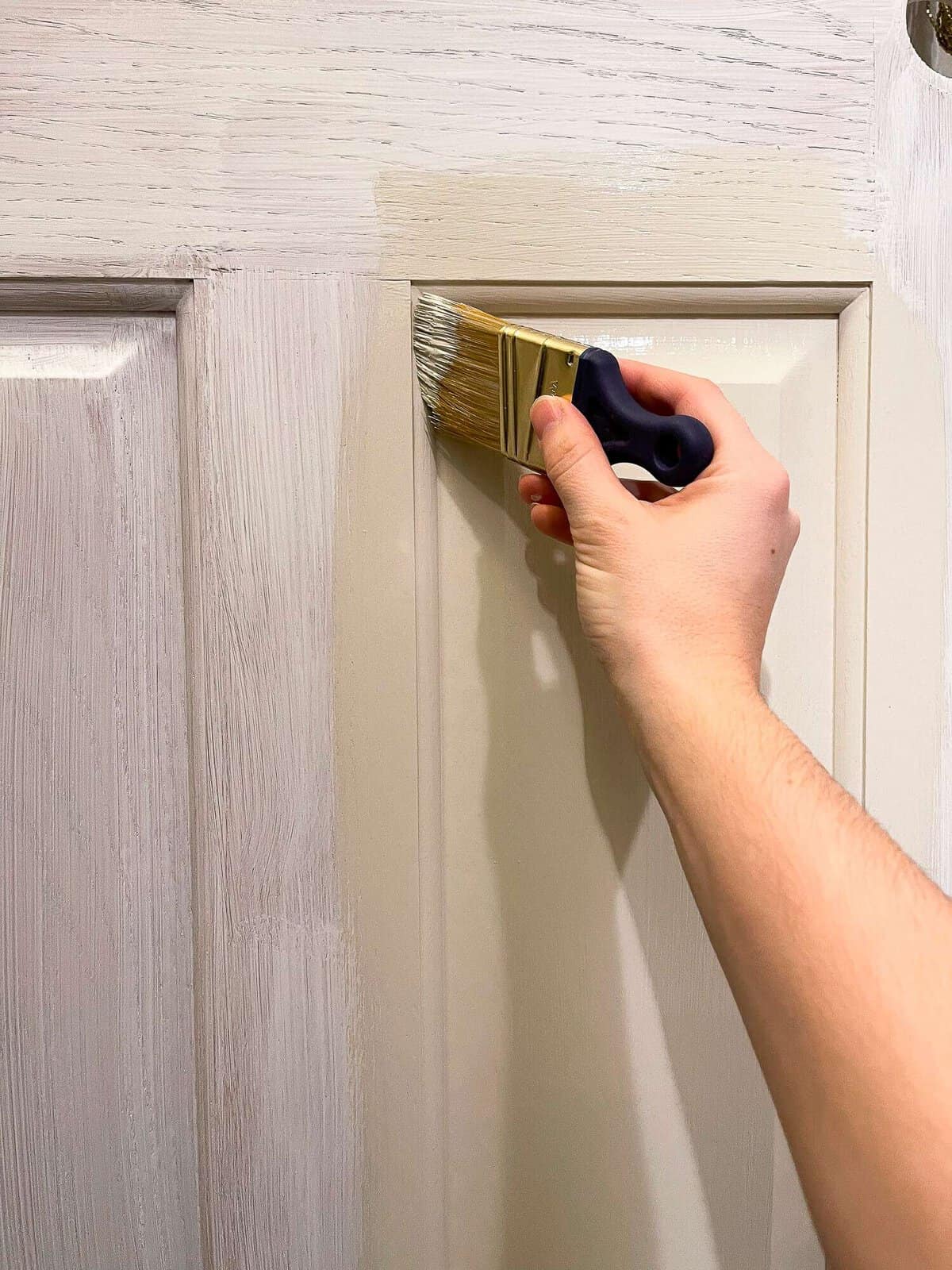 Spray Paint vs. Brush Hand Painting on Interior Doors Grace In My Space