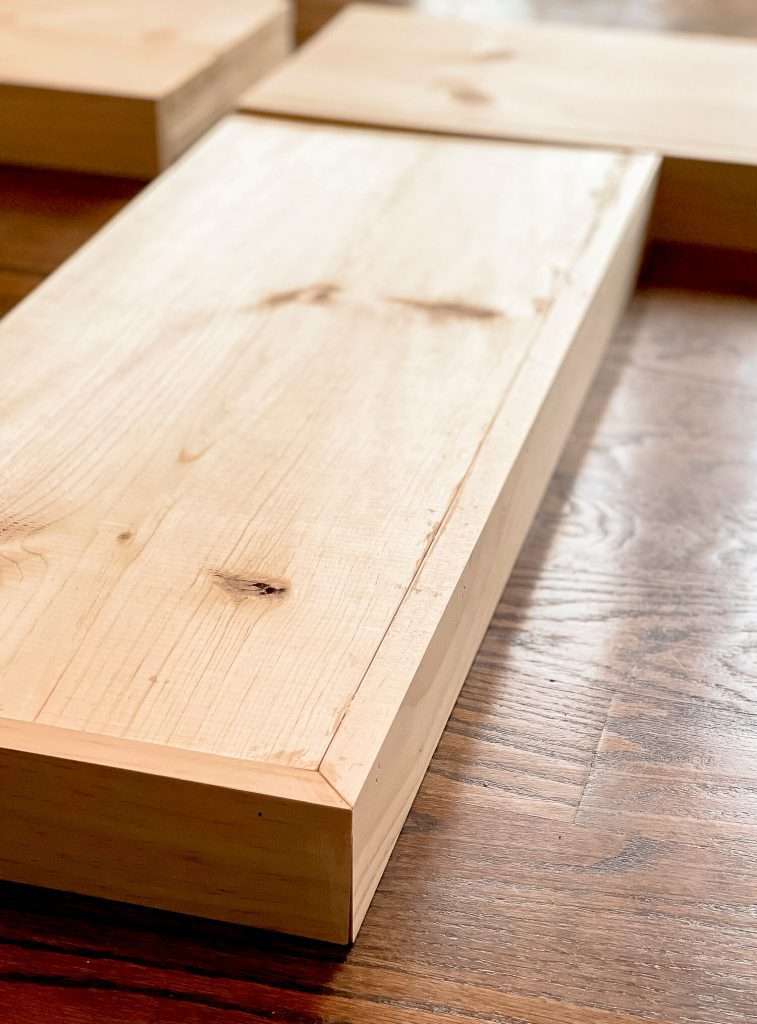 Diy Floating Kitchen Shelves, Best Wood To Stain For Floating Shelves