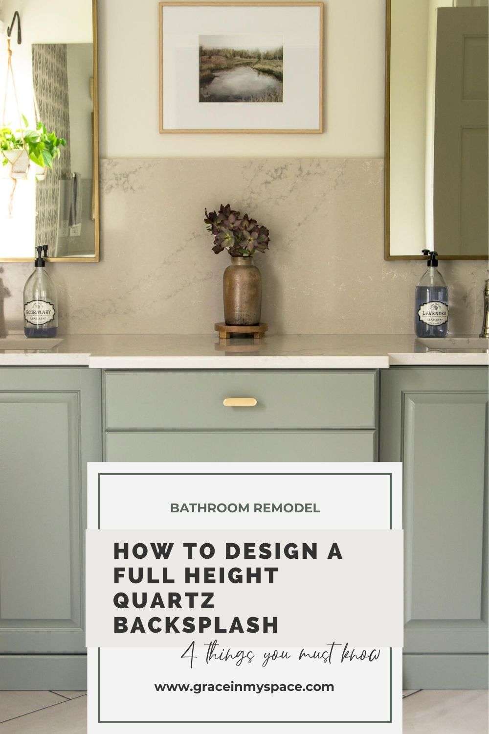 How to Design a Full Height Quartz Backsplash Grace In My Space