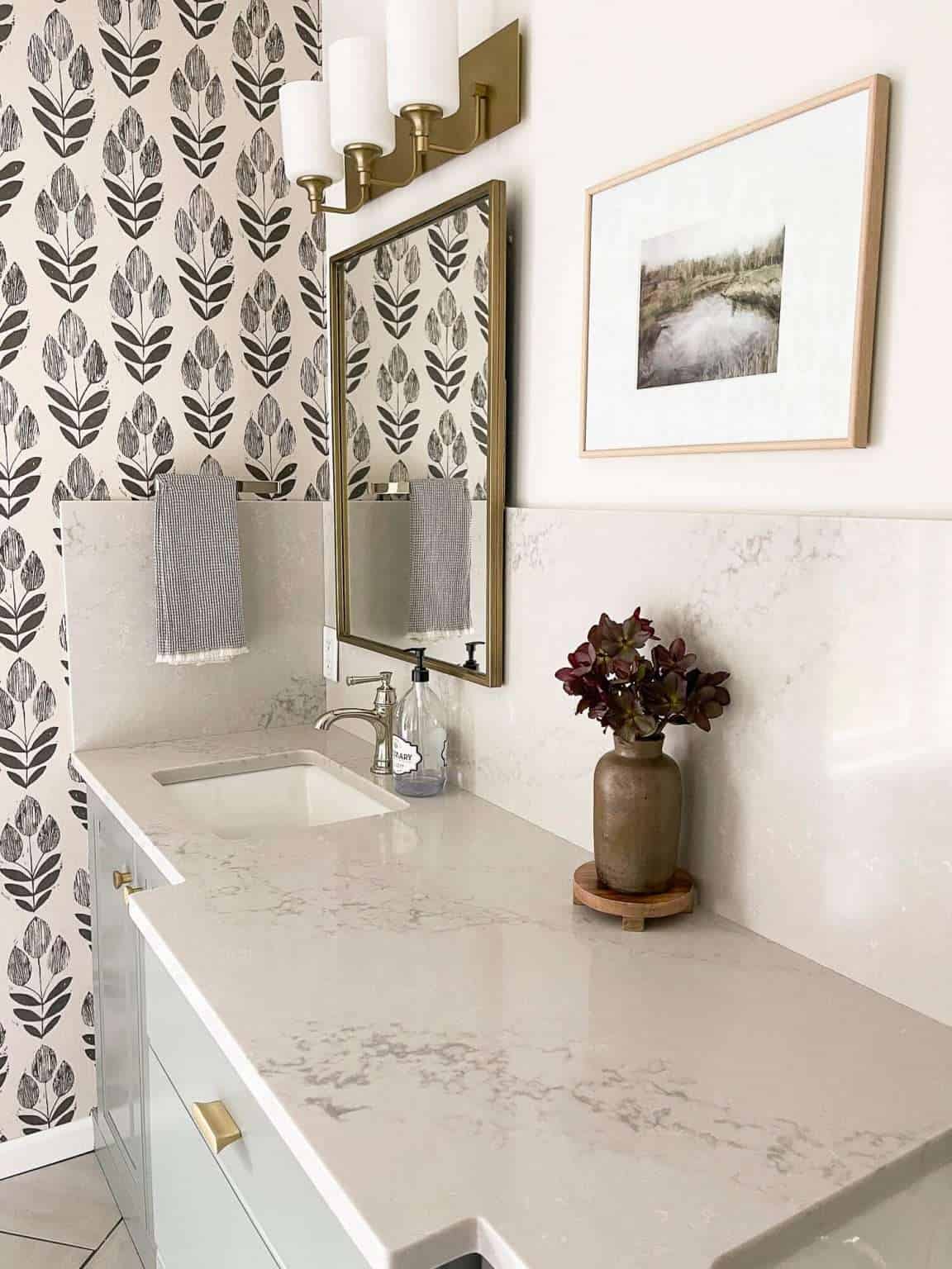 How to Design a Full Height Quartz Backsplash Grace In My Space