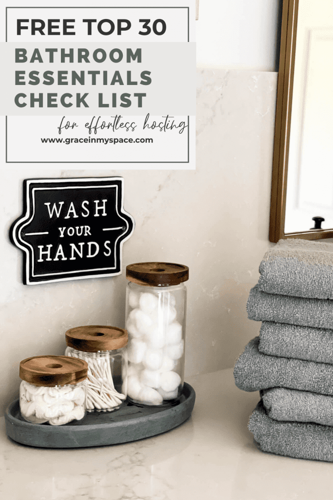 Guest Bathroom Essentials – Tina's Chic Corner