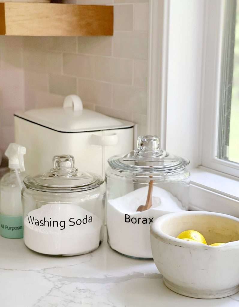 glass storage jars