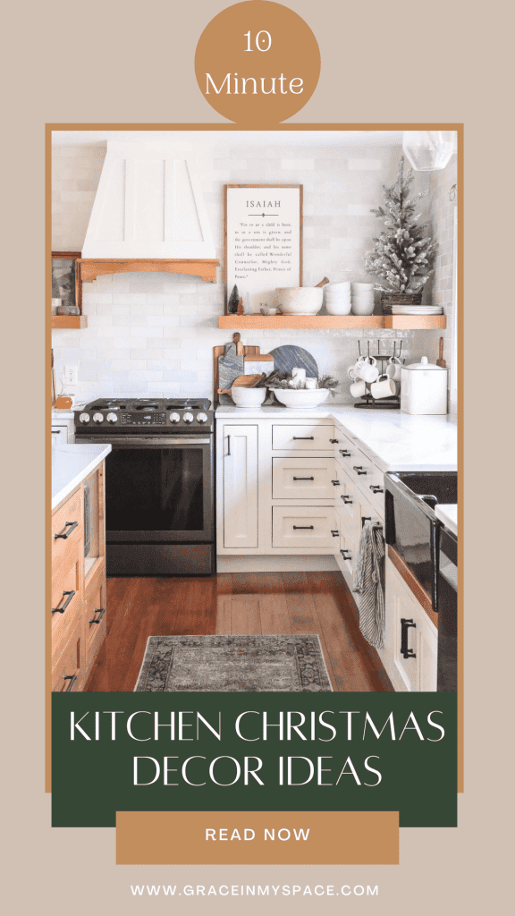 10 Minute Christmas Kitchen Decorating Ideas