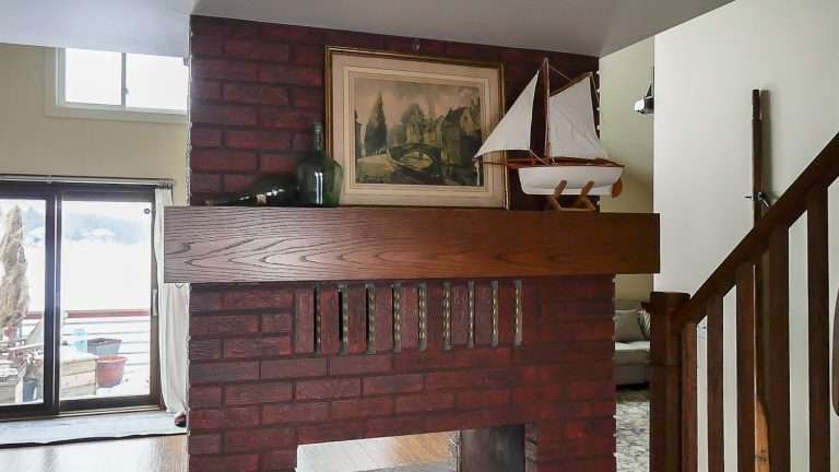 A Complete Guide To Painting Fireplace Brick 2024 Grace In My Space   Fireplace Before 2 768x432 