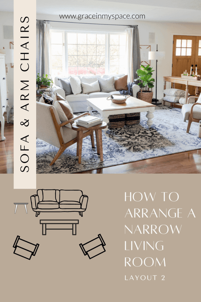 How to Arrange Furniture in a Long Living Room Grace In My Space