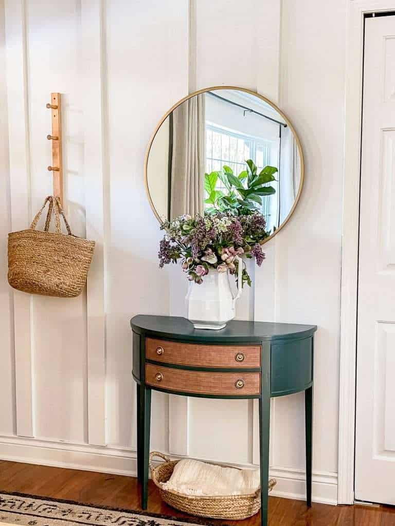 Entryway console table.