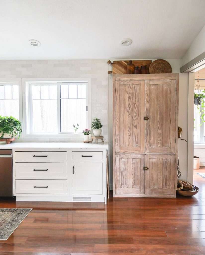 Kitchen pantry cabinet.