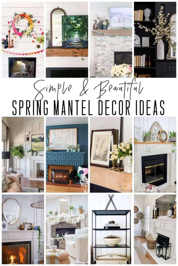 Simple & Beautiful Spring Mantel Decor Ideas
