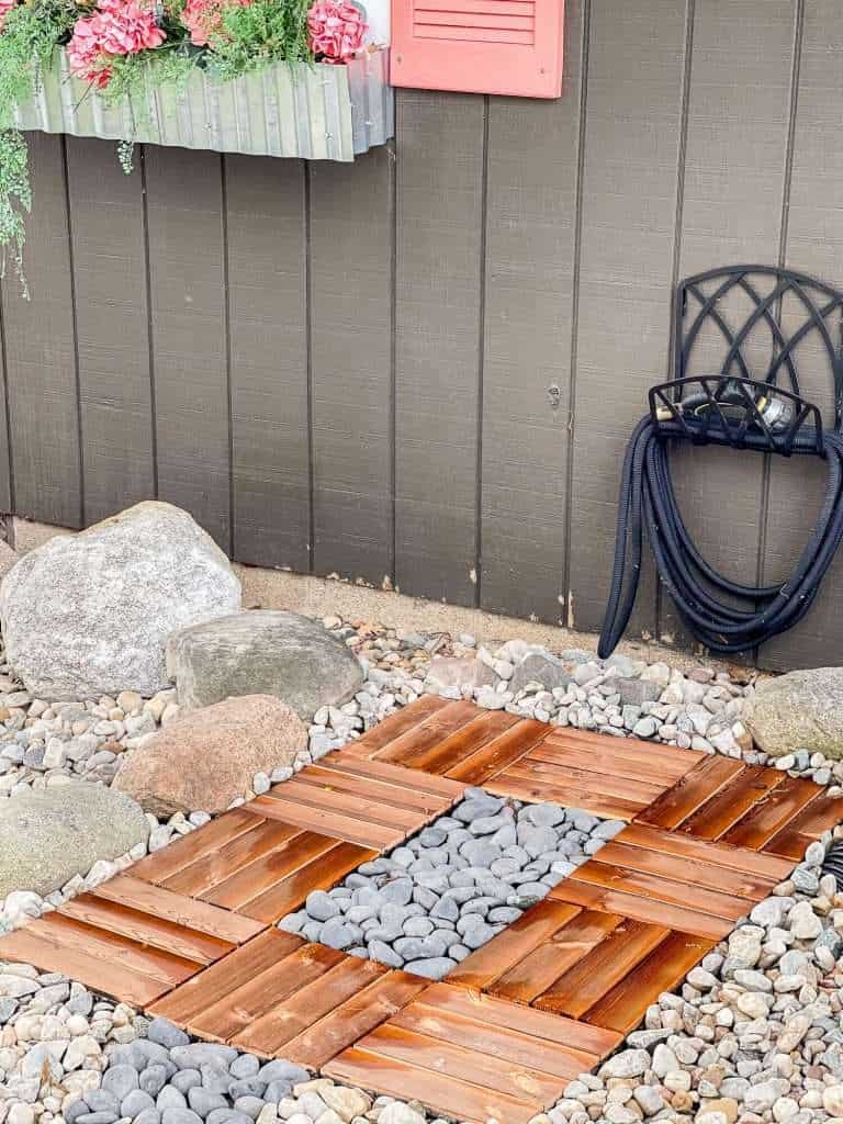 DIY Outdoor Foot Washing Station
