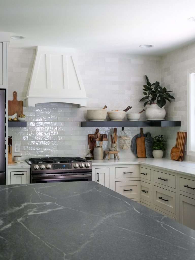 Grey granite that looks like soapstone