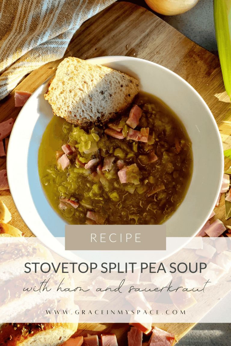 Polish Sauerkraut Soup Split Pea Ham and Sauerkraut Soup Grace In