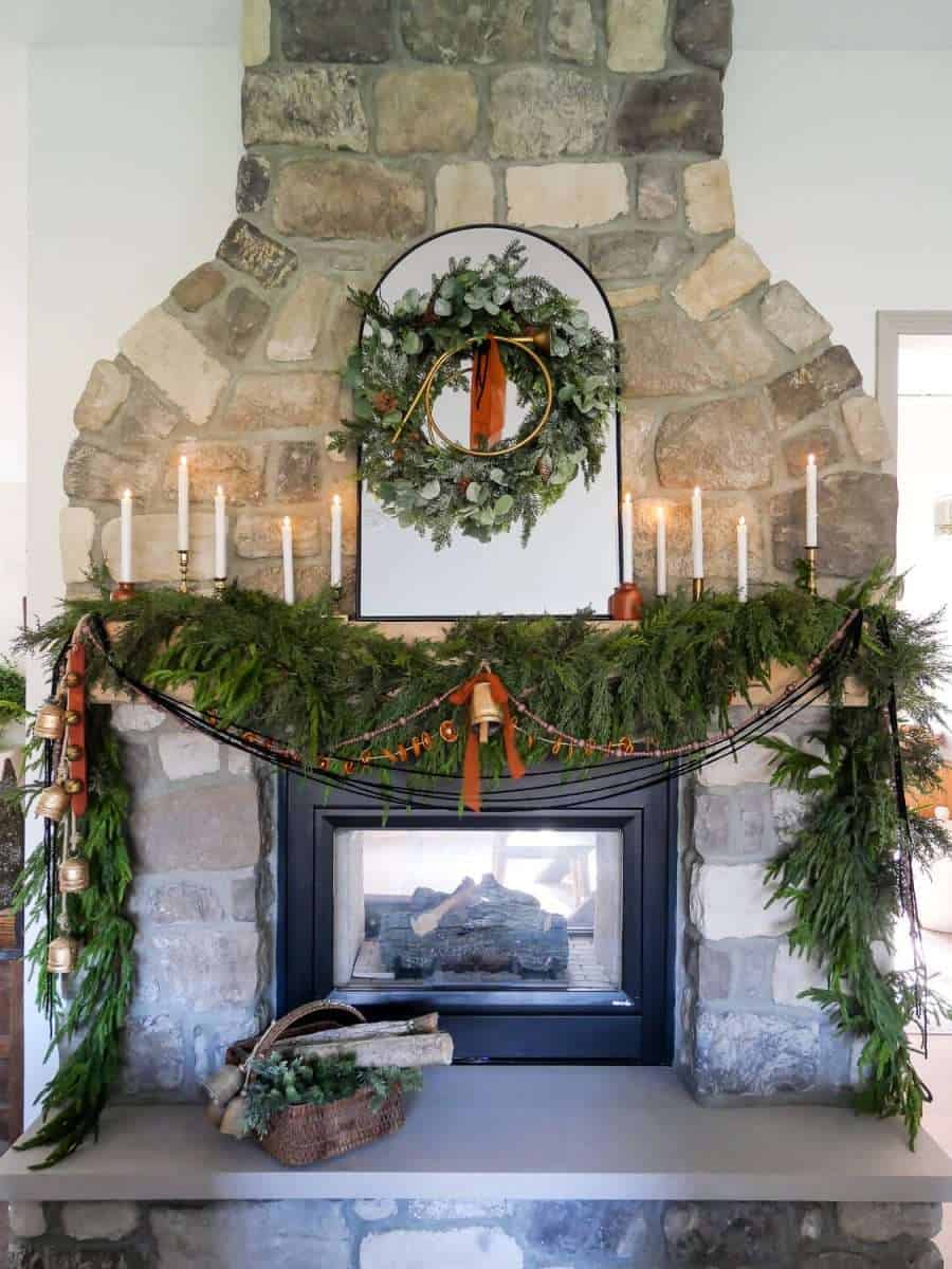 3 Christmas Mantel Decorating Ideas That Transition to Winter