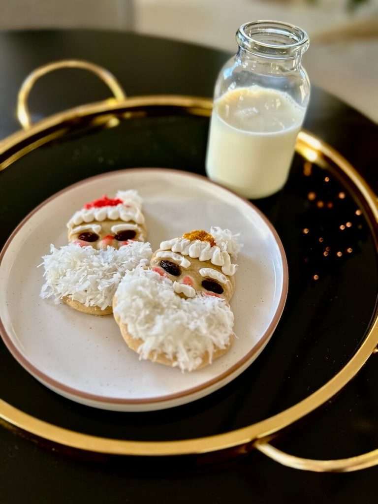 Jolly Santa Honey Sugar Cookies | A Christmas Cookie Tradition 