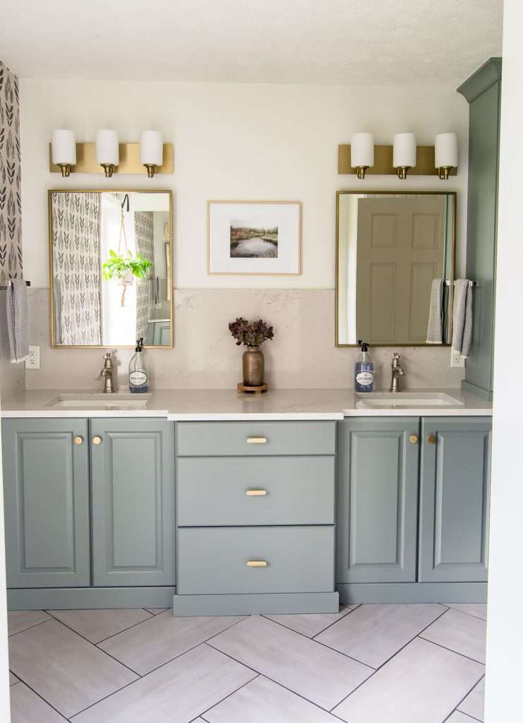 how to paint bathroom cabinets without sanding