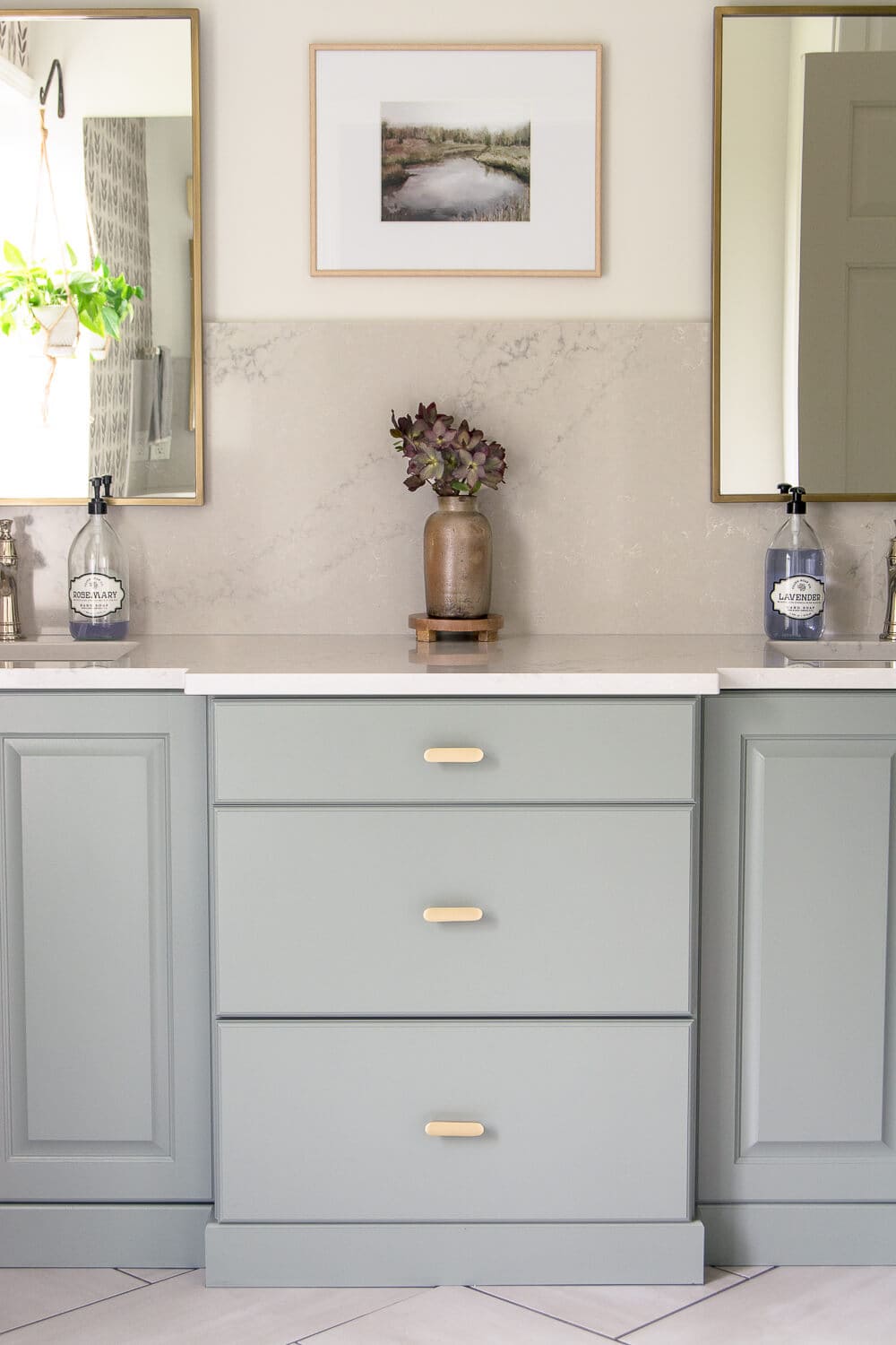 How to Paint Bathroom Cabinets WithOUT Sanding (8 Vital Steps) - Grace In My Space