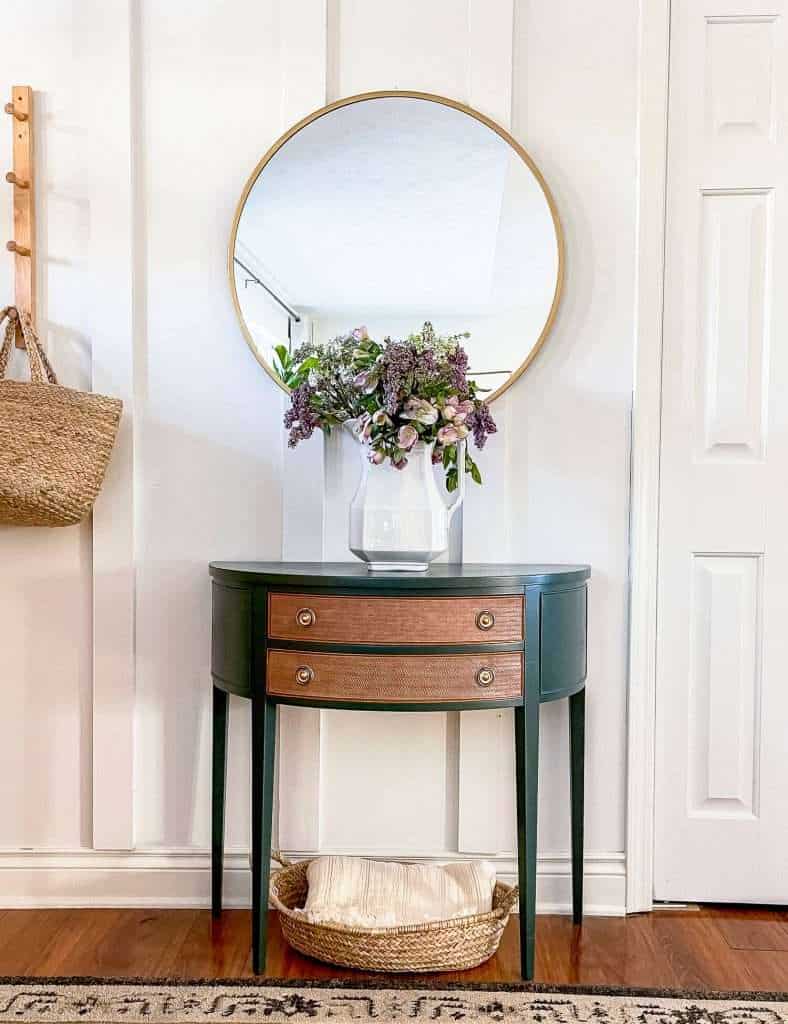 Entryway console table.