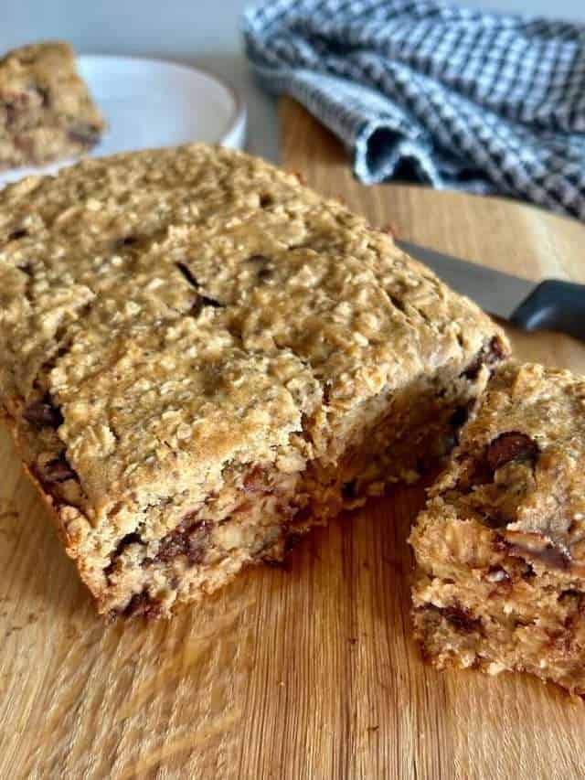 Healthy Gluten Free Banana Bars Recipe Grace In My Space