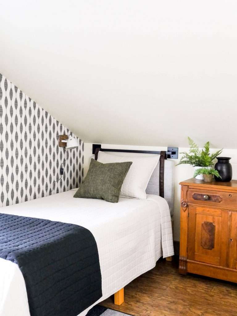 How to decorate an Airbnb on a budget with affordable bedding.