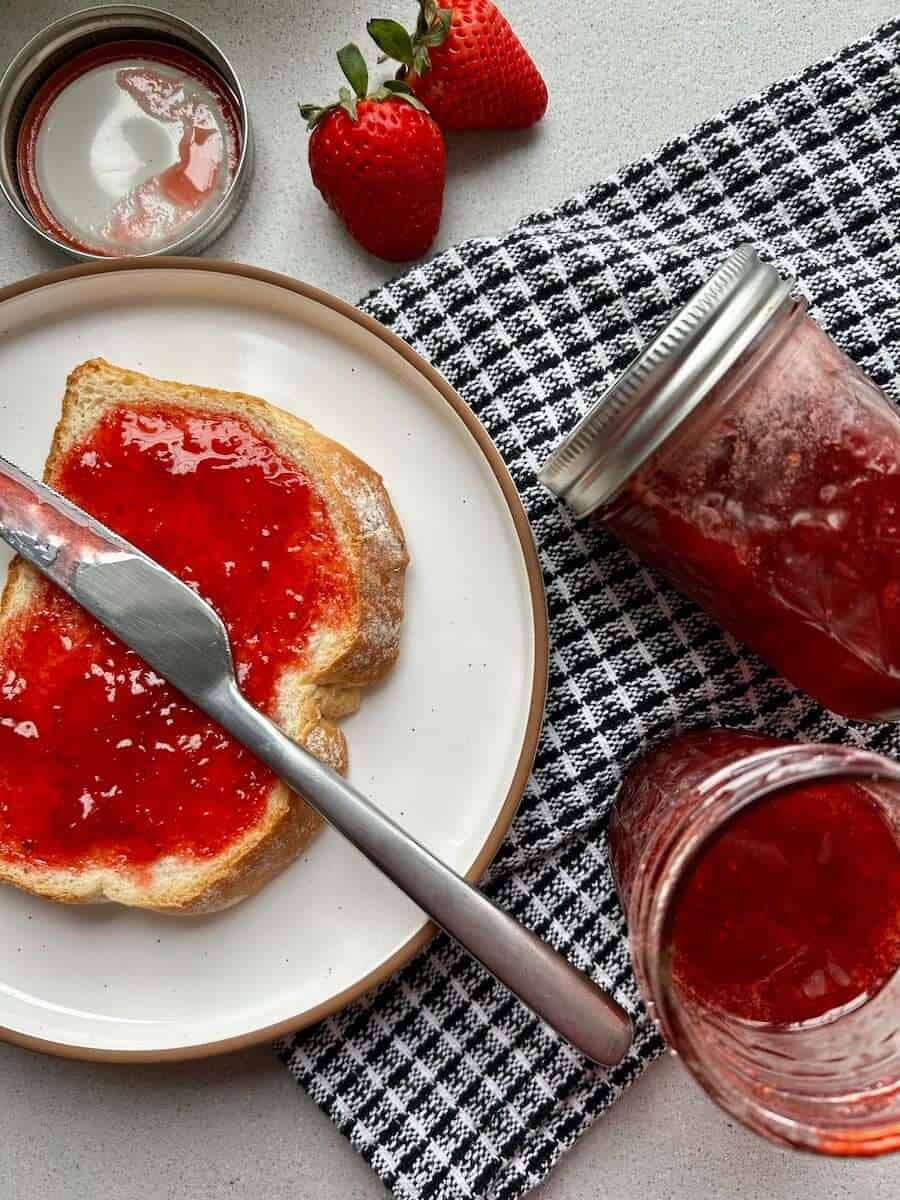 The Best Strawberry Jam Recipe | No Pressure Canning Required