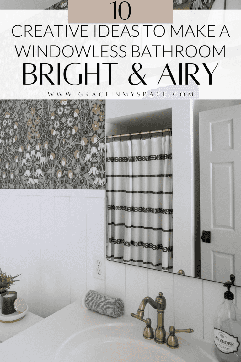 10 Creative Ideas to Make Your Windowless Bathroom Bright and Airy