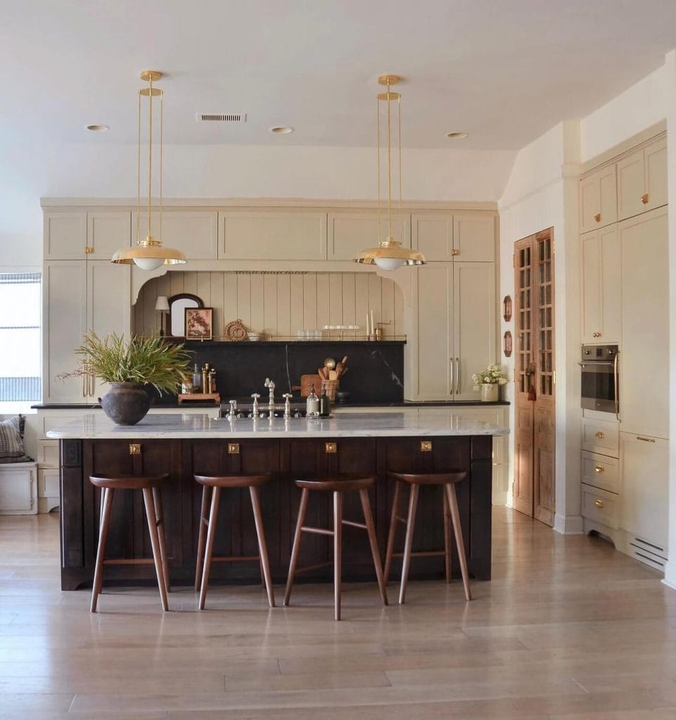 Integrated range hood as a kitchen design trend.