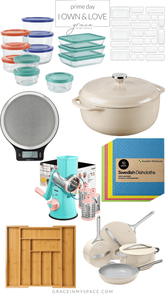 Prime day round up of kitchen items.