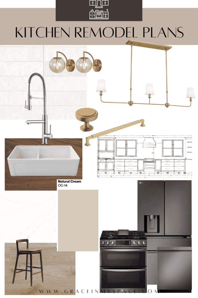 Kitchen mood board option 1