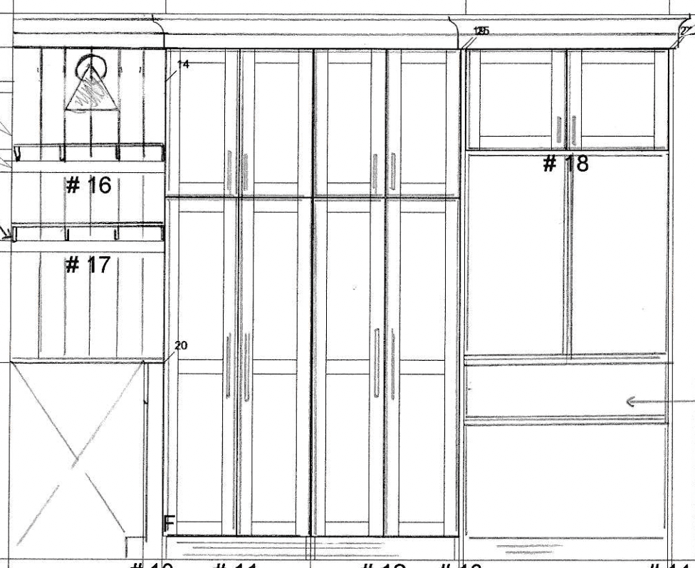 Pantry cabinet drawings