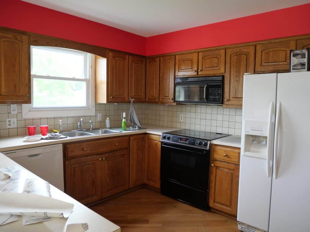 1980s kitchen before remodel