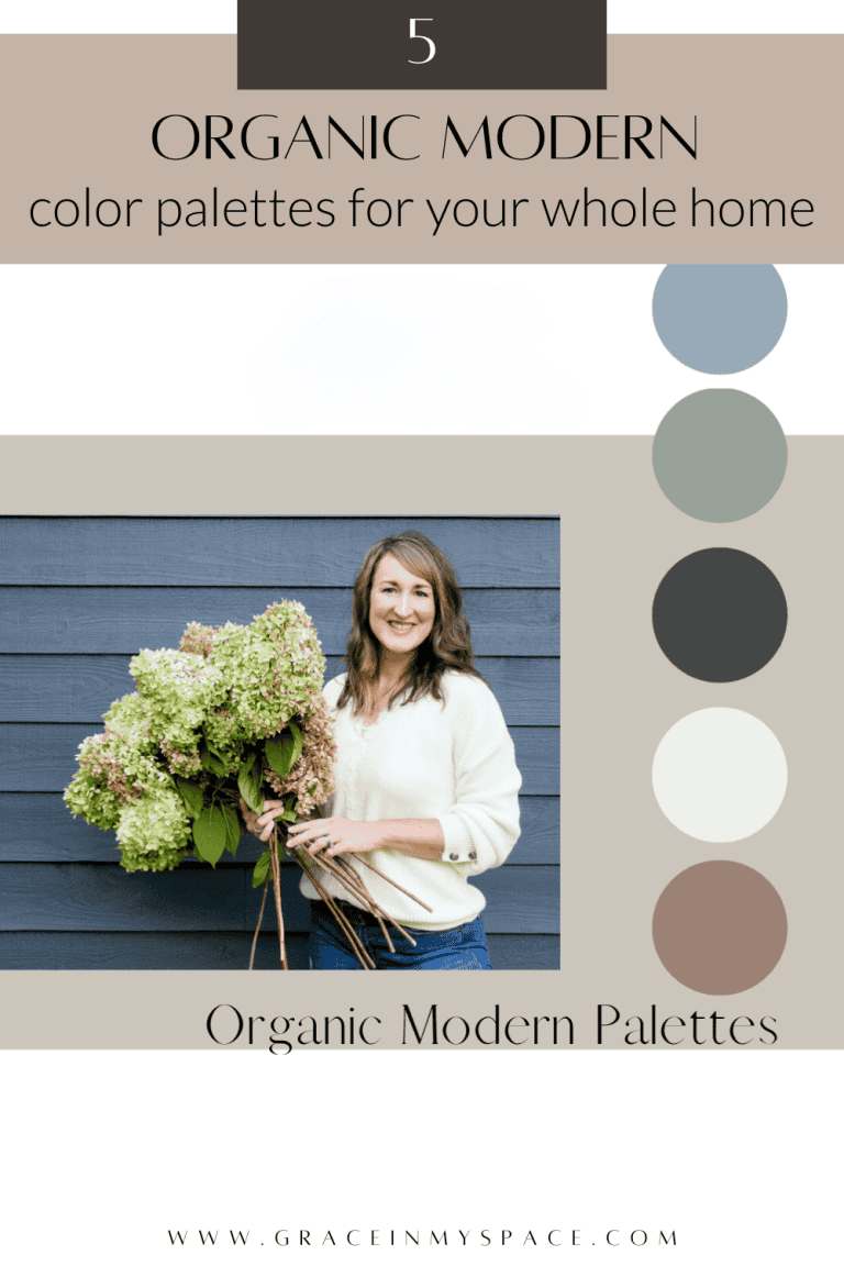 5 Best Organic Modern Color Palette Combinations Pinterest image