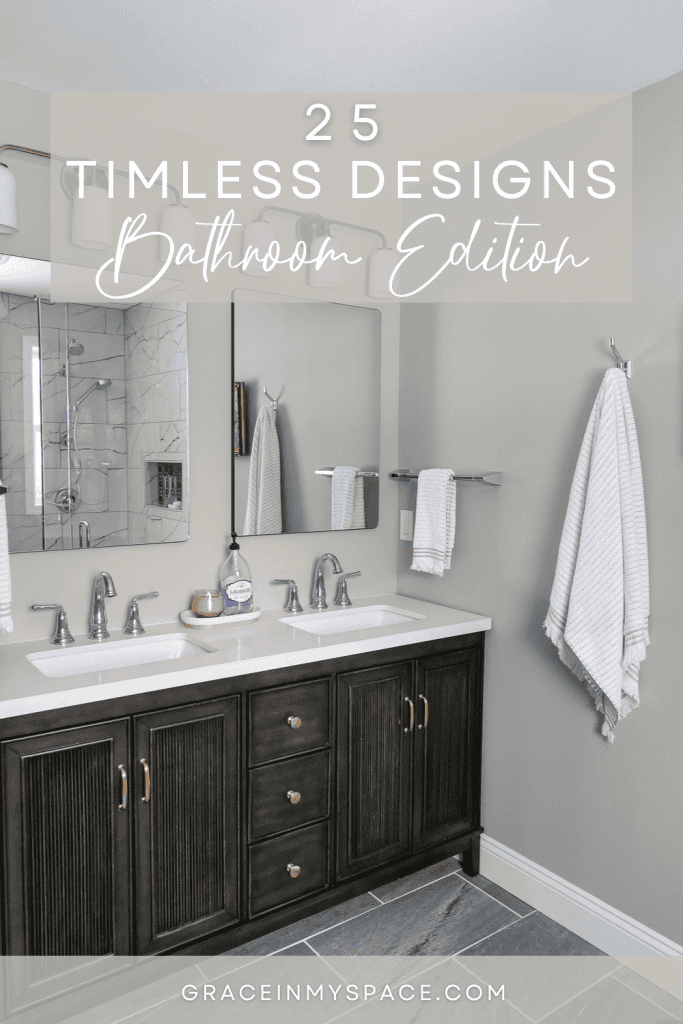 25 Timeless Bathroom Design Ideas (That Aren't Boring)