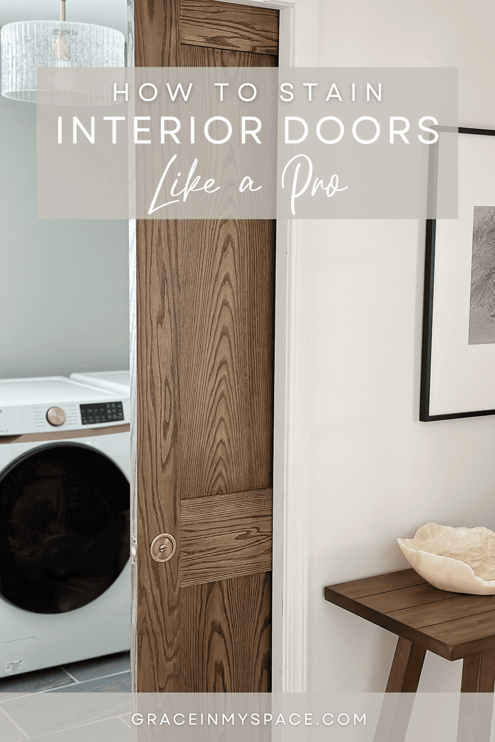 How to Stain a Door The Ultimate Guide to Staining Doors Grace In My