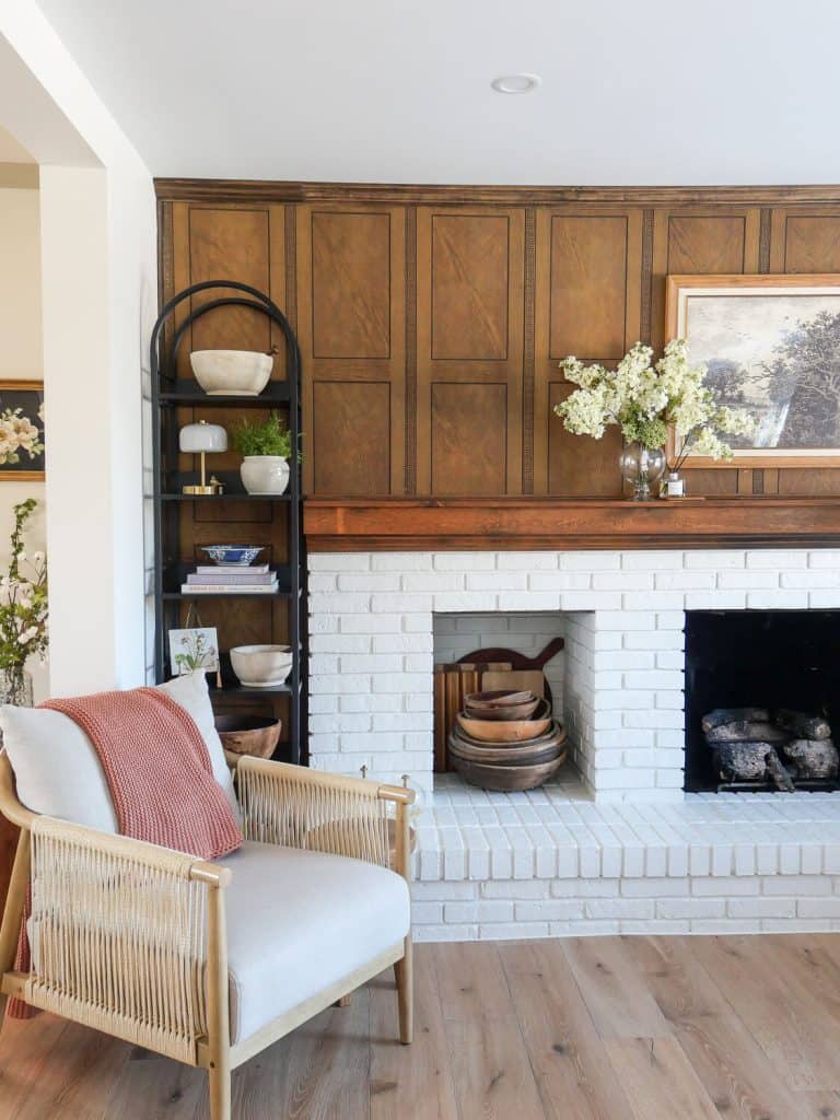 Spring florals in a cottage style kitchen.