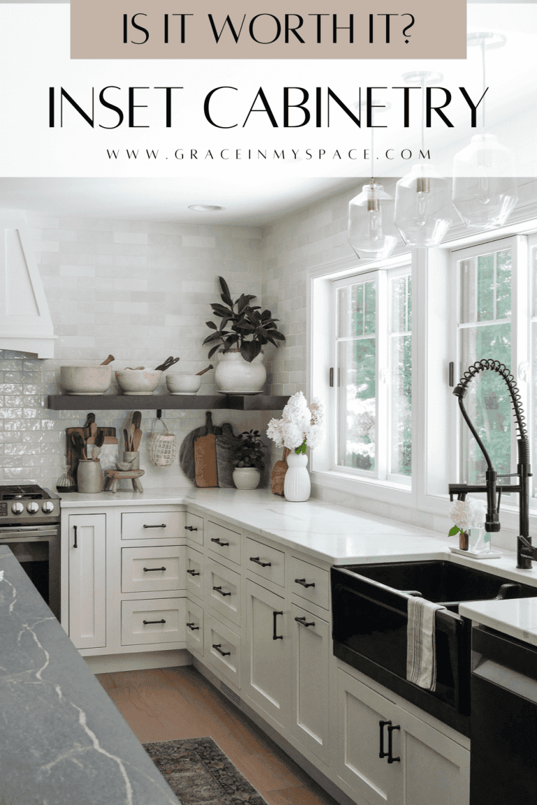 Inset Cabinets vs Overlay: The Unbiased Truth About Each Style - Grace ...