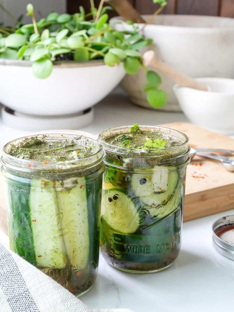 Overnight Crunchy Dill Pickle Recipe