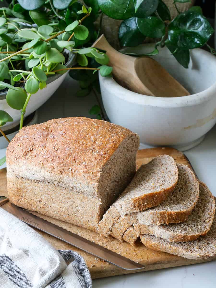 Multi-Grain Sourdough Discard Sandwich Bread