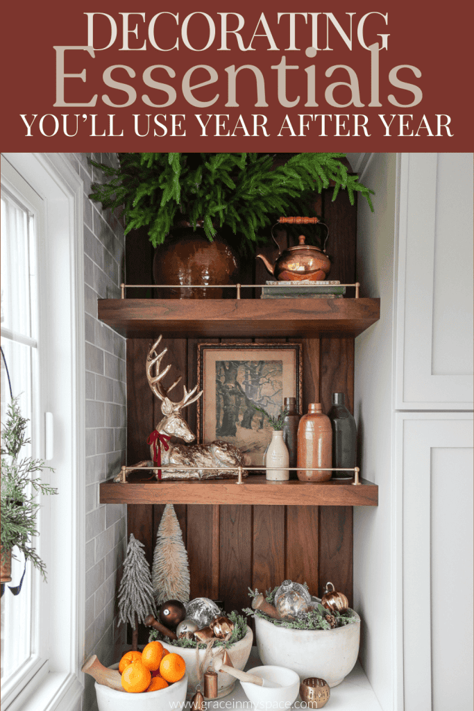 The Essentials: Simple Christmas Decorations You'll Use Every Year pinterest image