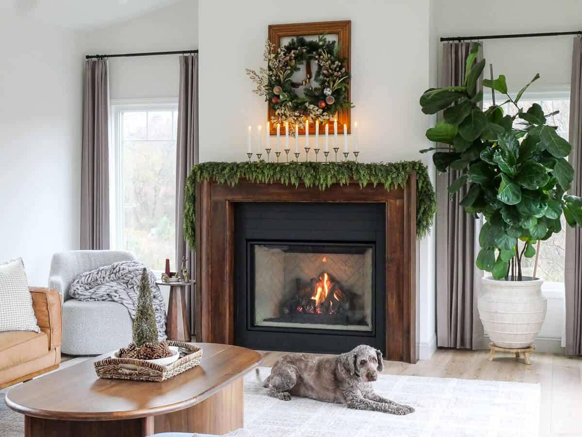 3 Essentials for Simple Fireplace Christmas Decorations that Wow! - Grace  In My Space, image size:1200x900