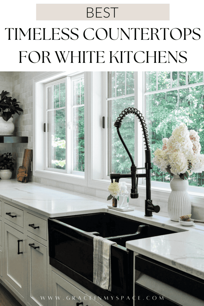 42 Best Timeless Countertop Colors for White Kitchen Cabinets