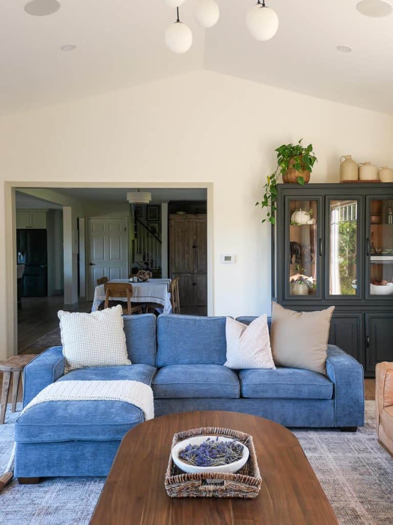 View looking from living room to dining room.