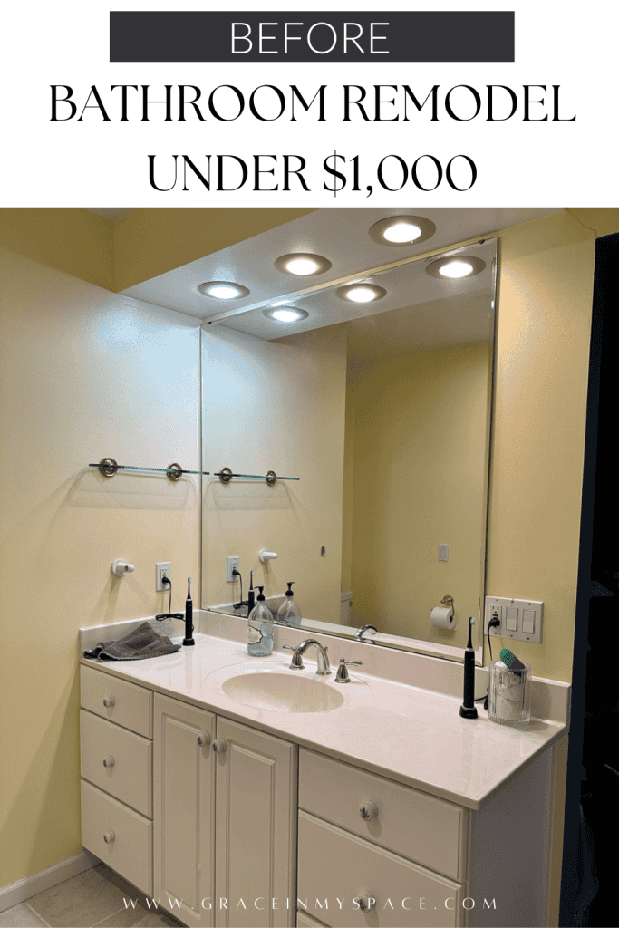 How to Do An Affordable Bathroom Remodel Under $1,000 in 2025