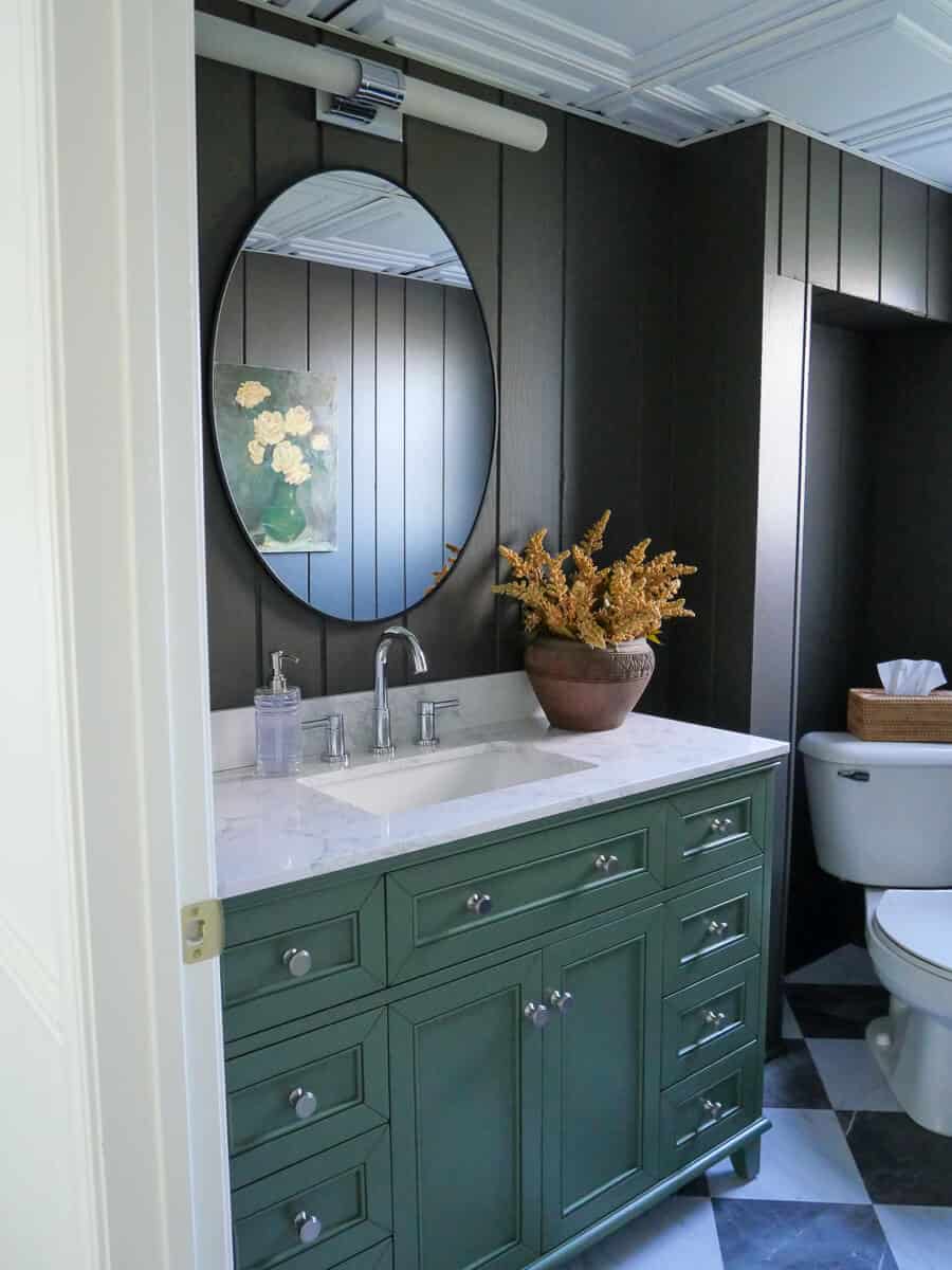 Basement bathroom after remodel.