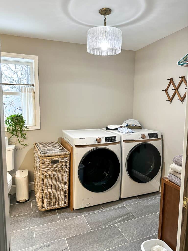 Laundry room before.