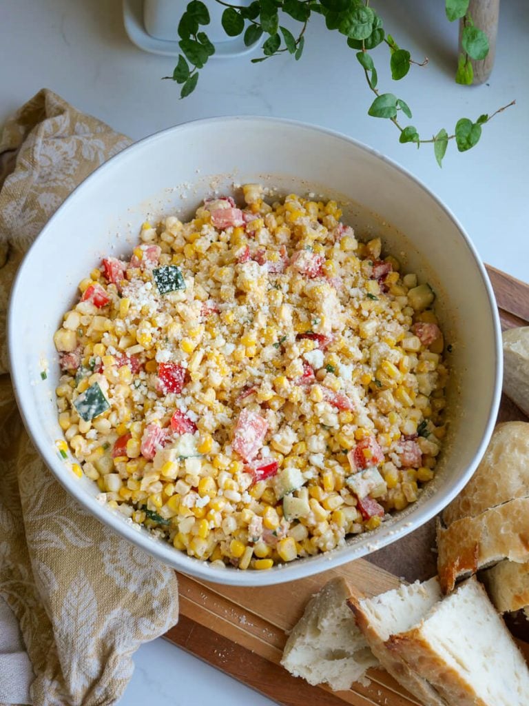 Mexican street corn recipe.