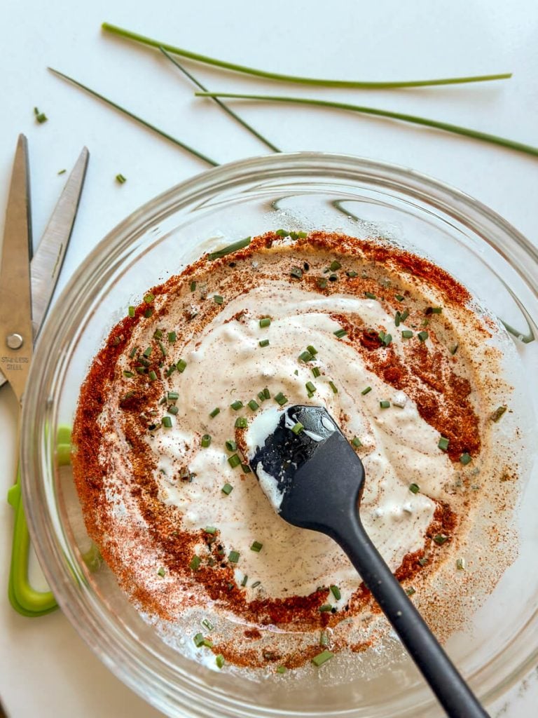 Mexican street corn sauce.