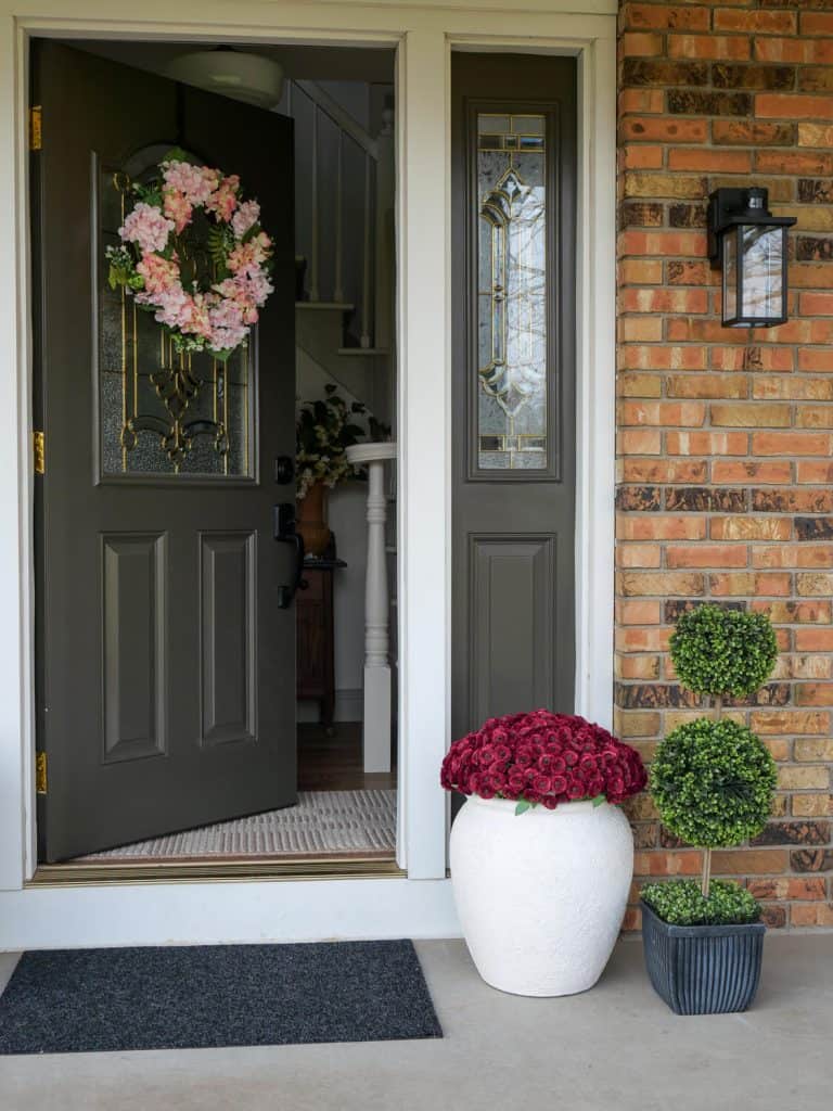 Front porch planters.